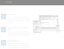 Tablet Screenshot of beezenwebdesign.com